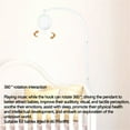 thumbnail image 5 of Crib Music Mobile & Holder for Baby Cartoon Rattle Bells Education Toy Sounding Music Box for Baby SensoryEnlightenment, 5 of 12