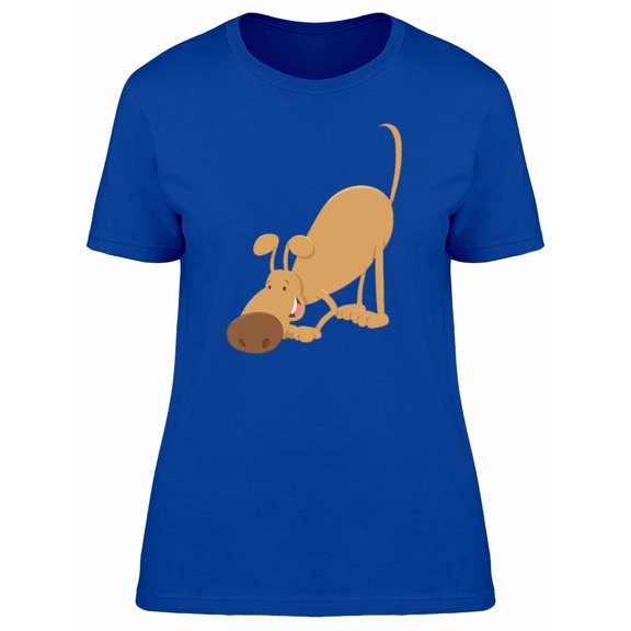 Cute Funny Dog Cool Cartoon Tee Women's -Image by Shutterstock