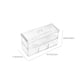 thumbnail image 3 of Caja de almacenamiento apilable de acrílico transparente con tapa - Organizador de escritorio de 3 niveles para joyería, accesorios para el pelo y maquillaje, 9,45" x 5,51" x 3,94", 3 of 9
