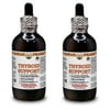 Thyroid Support Tincture, Kelp (Ascophyllum Nodosum) Dried Whole Plant, Oatstraw (Avena Sativa) Dried Stem and Leaf, Horsetail (Equisetum Arvense) Dried Herb Liquid Extract, Herbal Supplement 2x4 oz