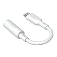 thumbnail image 3 of onn Lightning to 3.5mm Audio Jack Adapter, Apple Mfi Certified, White, 3 of 5
