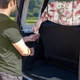 thumbnail image 5 of Xoenoiee Hummingbird Flower Pattern Rear Bench Car Seat Cover, Waterproof Back Seat Cover for Trucks Van SUV, Car Seat Protector for Kids Dogs, Automotive Car Accessories, 5 of 7