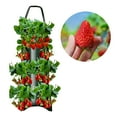 thumbnail image 6 of Hanging Planter Bag 60cm/23.6inch PE Strawberry Grow Bags With 8 Holes Garden Hanging Tomato Grow Bags Grow Bag For Flowers Vegetables, 6 of 6