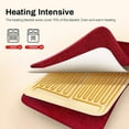 thumbnail image 3 of SUNVIVI Electric Blanket Queen Size with Dual Controllers,10 Heating Levels& 12 hours Auto-off,Overheat Protection,Red, 3 of 8