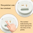 thumbnail image 4 of Milue Pickles Hourglass Jar Dry Wet Separation Jar Practical Food Organization Tool, 4 of 9