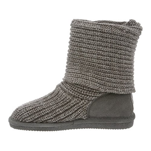 bearpaw gray knit boots