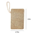 thumbnail image 3 of MesaSe Natural Dish Sponge Pack 3 Vegetable Scrubber for Kitchen 100% Loofah Plant Cellulose Scouring Pad Biodegradable Compostable Dishwashing Zero Waste Luffa Loofa Loufa Lufa, 3 of 6