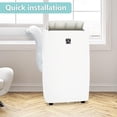thumbnail image 4 of Portable Air Conditioner - 12000 BTU, Cools Up To 350 sq. ft, 4-in-1 with Window Kit, 1-24H Timers, Fan with Digital Display, Remote Control & Smart/Sleep Mode, 4 of 7