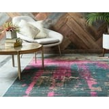 Unique Loom Abstract Modern Area Rugs, Multi-color - Walmart.com