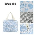 thumbnail image 6 of Lunch Bag, Quilted Lunch Bag Lunch Tote Bags Reusable Lunch Boxes For Work Picnic Or Travel, 6 of 7