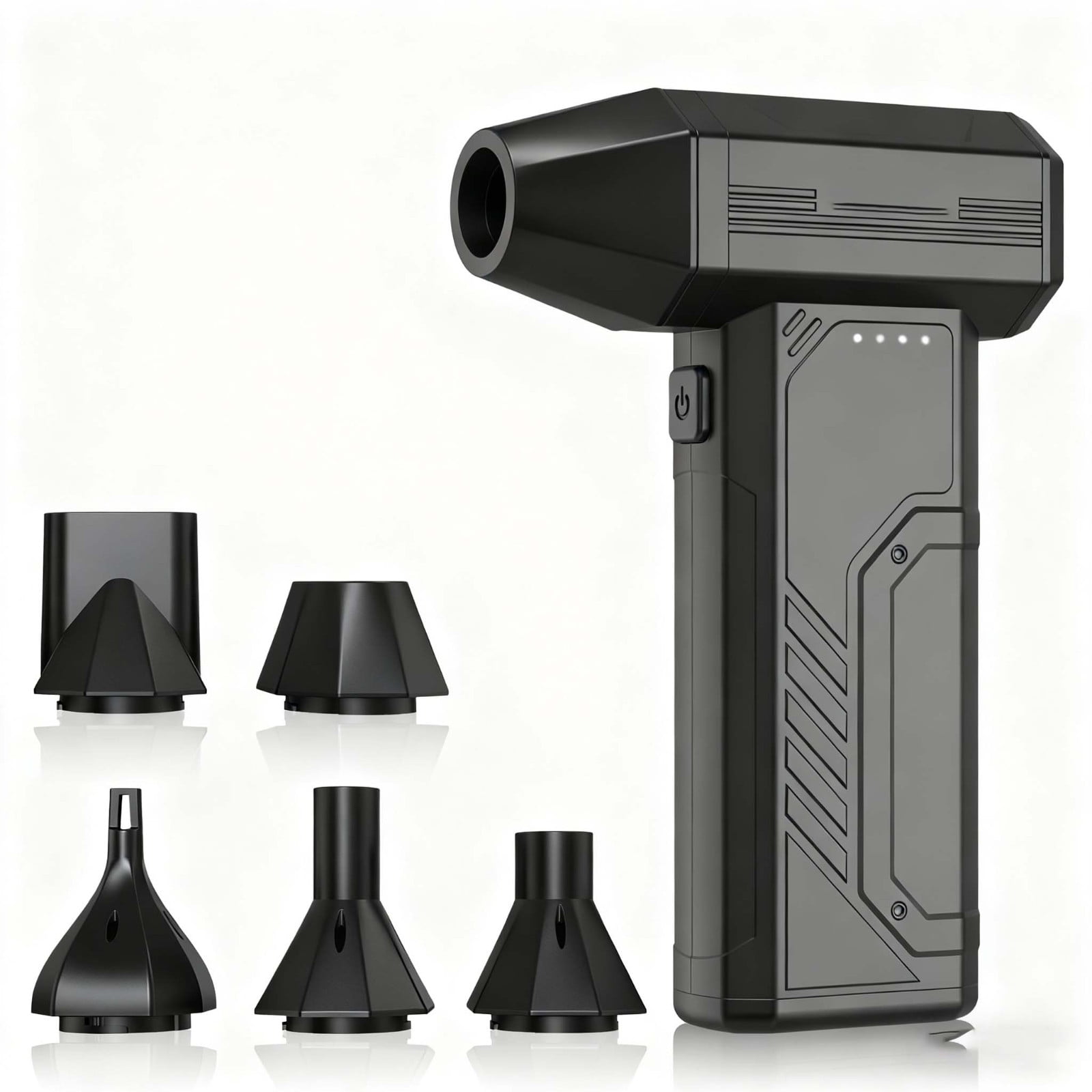 Ycandiee Compressed Air Duster, Powerful Electric Air Duster, Cordless Air Blower, Rechargeable Dust Blower for Computer, Keyboard, Outdoor, Home and Car