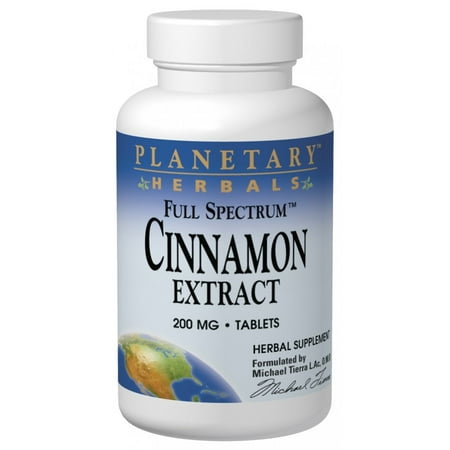 Planetary Herbals Full Spectrum Cinnamon Extract Tablets, 60
