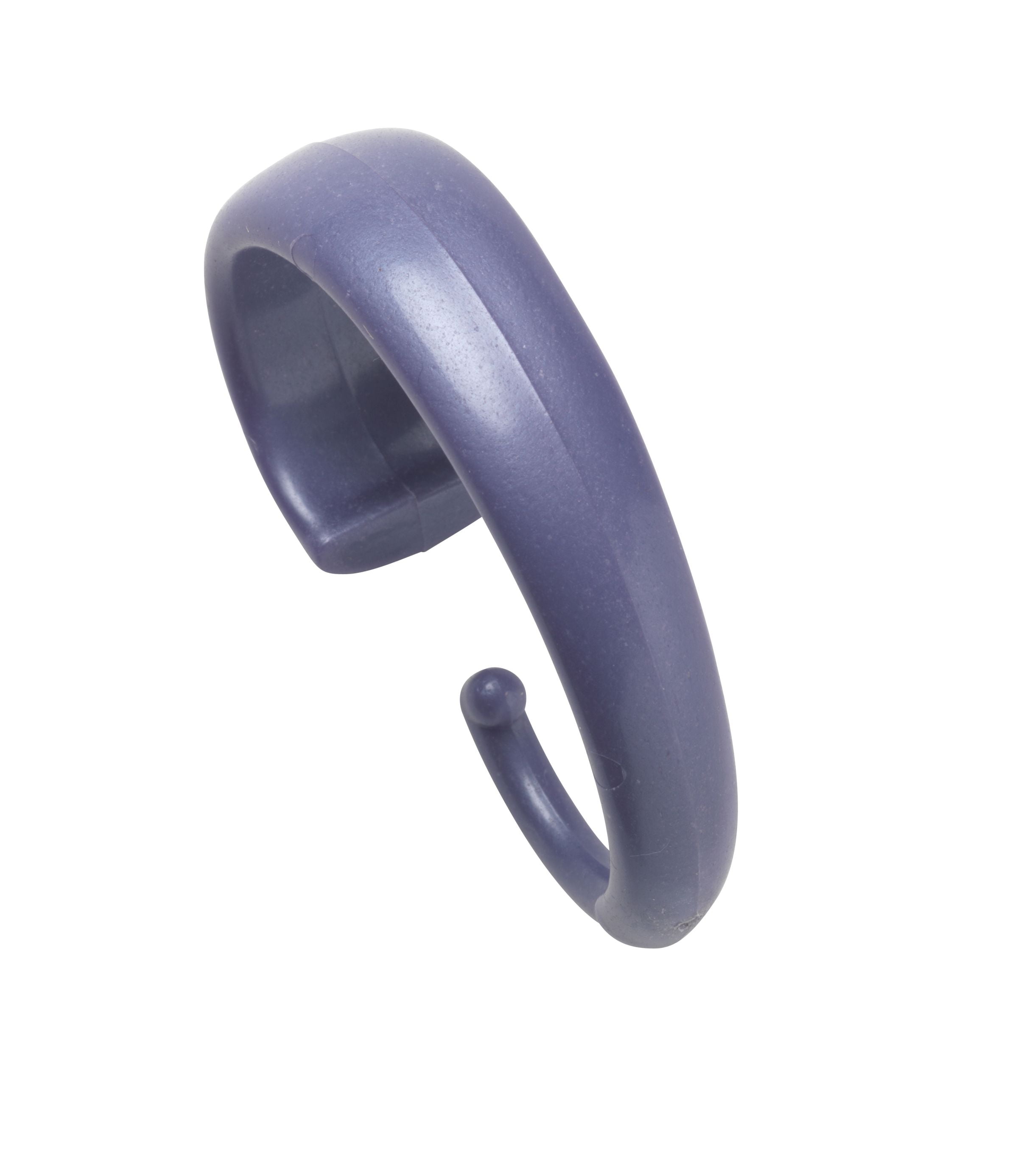 Live Life Hang Ease Set of 12 'C' Type Plastic Shower Curtain Hooks - Lavender