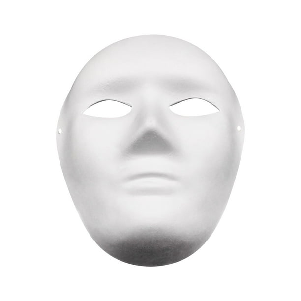 pstuiky Manualidades DIY: Máscaras blancas originales (10 unidades)