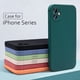 thumbnail image 2 of Funda cuadrada de silicona líquida para teléfono móvil, cubierta protectora de lente completa para iPhone 11, 12, 13 Pro Max, Mini, X, XS Max, XR, 7, 8 Plus, SE2, novedad, 2 of 4