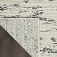 thumbnail image 6 of Nourison Textured Contemporary Modern Abstract Ivory Blue 5'3" x 7'3" Area Rug, (5' x 7'), 6 of 9