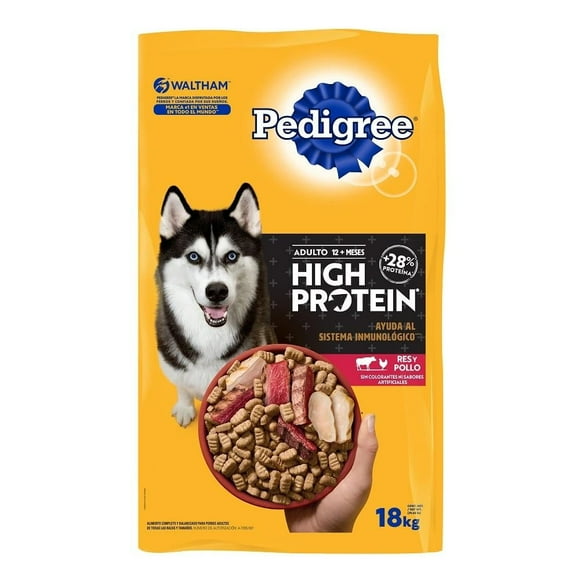 Croquetas para Perro Pedigree Adulto High Protein 18kg