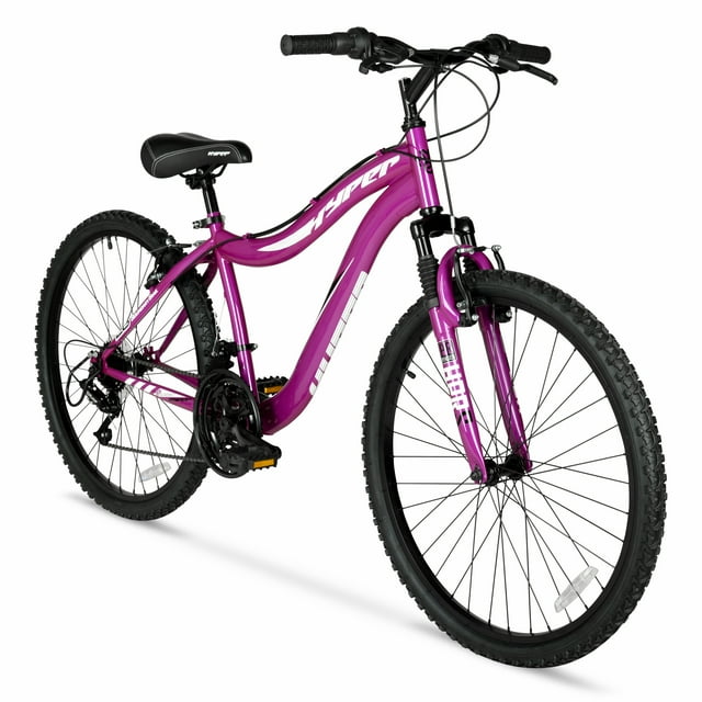 Hyper Bicycles 26” Lady’s Boundary Mountain Bike, Purple