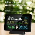 thumbnail image 5 of 7.5 Inch Color Screen Station Rain Gauge Indoor And Outdoor Temperature And Humidity Meter Station With Phase Display Atmospheric Pressure, 5 of 5