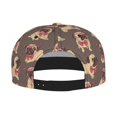 thumbnail image 2 of Hirioo Cut Pug for Baseball Cap Men Cap Flat Brim for Men Women Teens Adjustable Baseball Cap, 2 of 7
