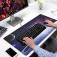 thumbnail image 2 of Planet Space Map&nbsp;mousepad Gamingwaterproof,rubber+multispandexwashable Gaming Mouse PadDesk Pad for Office Home Game 31.5x15.7inches, 2 of 7