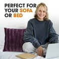 thumbnail image 5 of Cheer Collection Faux Fur Throw Pillow Cover, 5 of 5