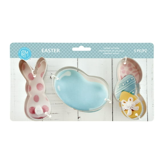 R&M International Easter 3 Piece Cookie Cutter Set