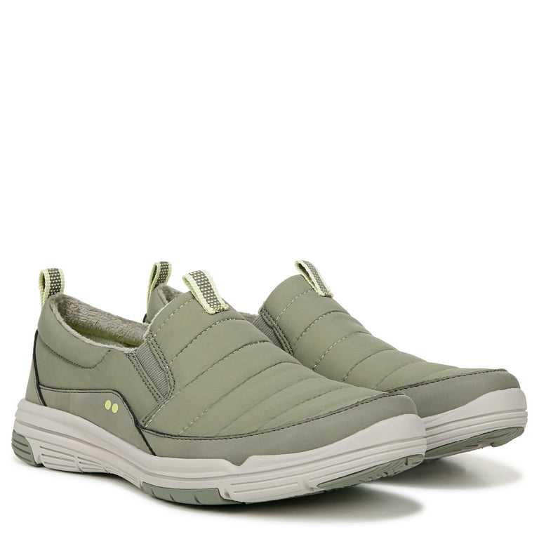 ryka アクアシューズ グレー/グリーン Ryka Womens Ava Slip On Sneaker - Medium & Wide Width - Walmart.com