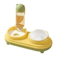thumbnail image 2 of Dispensador Automático de Agua para Perros Yinane Cuenco Inclinado para Gatos Amarillo Alimentador Automático, 2 of 8