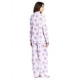 thumbnail image 2 of Casual Nights Women's Long Sleeve Notch Collar Floral Pajama Set, 2 of 5