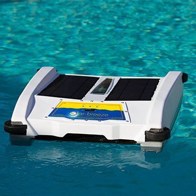 automatic pool skimmer top of water