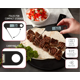 thumbnail image 2 of Termómetro digital de lectura instantánea para carne, comida, parrilla, barbacoa, cocina, sonda plegable compacta para asar y comer al aire libre, color negro, 2 of 5