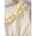 thumbnail image 4 of Bagilaanoe Girls Summer Dress Sleeveless A-line Dresses with Belt 4T 5T 6T 7T 8T 9T 10T 11T Kids Casual Swing Sundress, 4 of 7