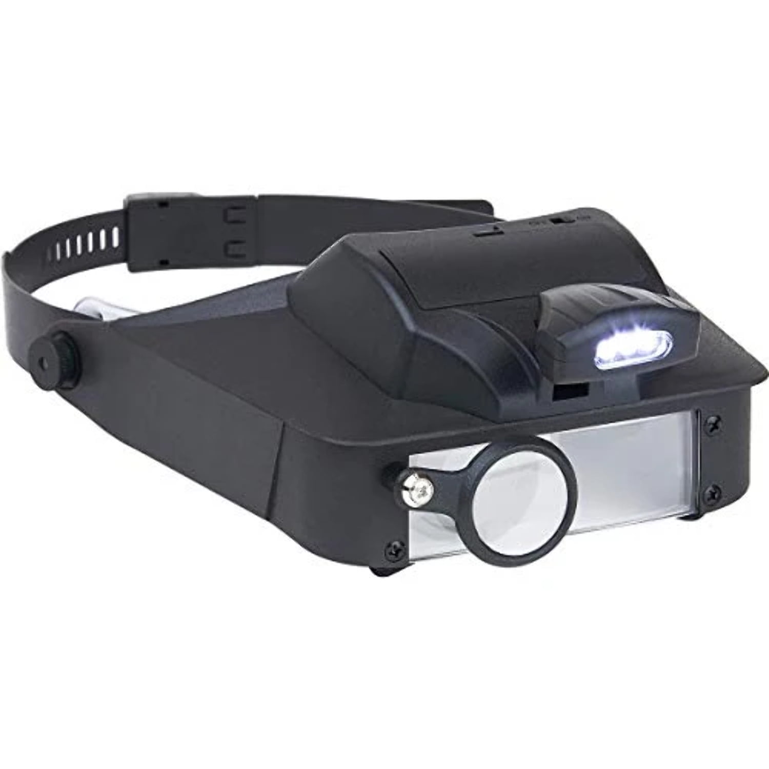 Carson LumiVisor LED Lit Head Visor Magnifier 2x/3x/5x/6x Magnifying Glass (LV-10)