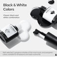 thumbnail image 2 of Esmalte en gel Modelones blanco y negro 15 mL, soak off, LED, 2 of 8