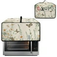 thumbnail image 2 of Renewold Toaster Oven Protector Stain-Resistant Polyester Smart Oven Air Fryer Protective Case with Accessory Pockets Home Kitchen Decoration, 22.5 x 18.5 x 13 Inches, Butterfly Daisy Leaf, 2 of 7