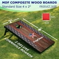 thumbnail image 5 of RayChee 4'x 2'Cornhole Board Set, Corn Holes Outdoor Game Cornhole Boards Regulation Size 8 Bean Bags Toss for Adults Family Lawn Beach, 5 of 7