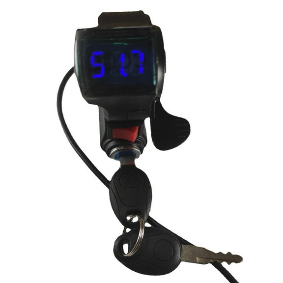yaaqii ebike scooter Power Switch Lock Display Thumb Throttle With Key 12-84V Throttle