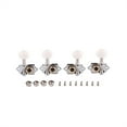 thumbnail image 4 of letairis Ukulele String Tuning Pegs Metal Plastic Locking Tuners Machines Têtes Pièces d'Instrument Semi-Fermées à Engrenage Ouvert Nacre Blanche, 4 of 6