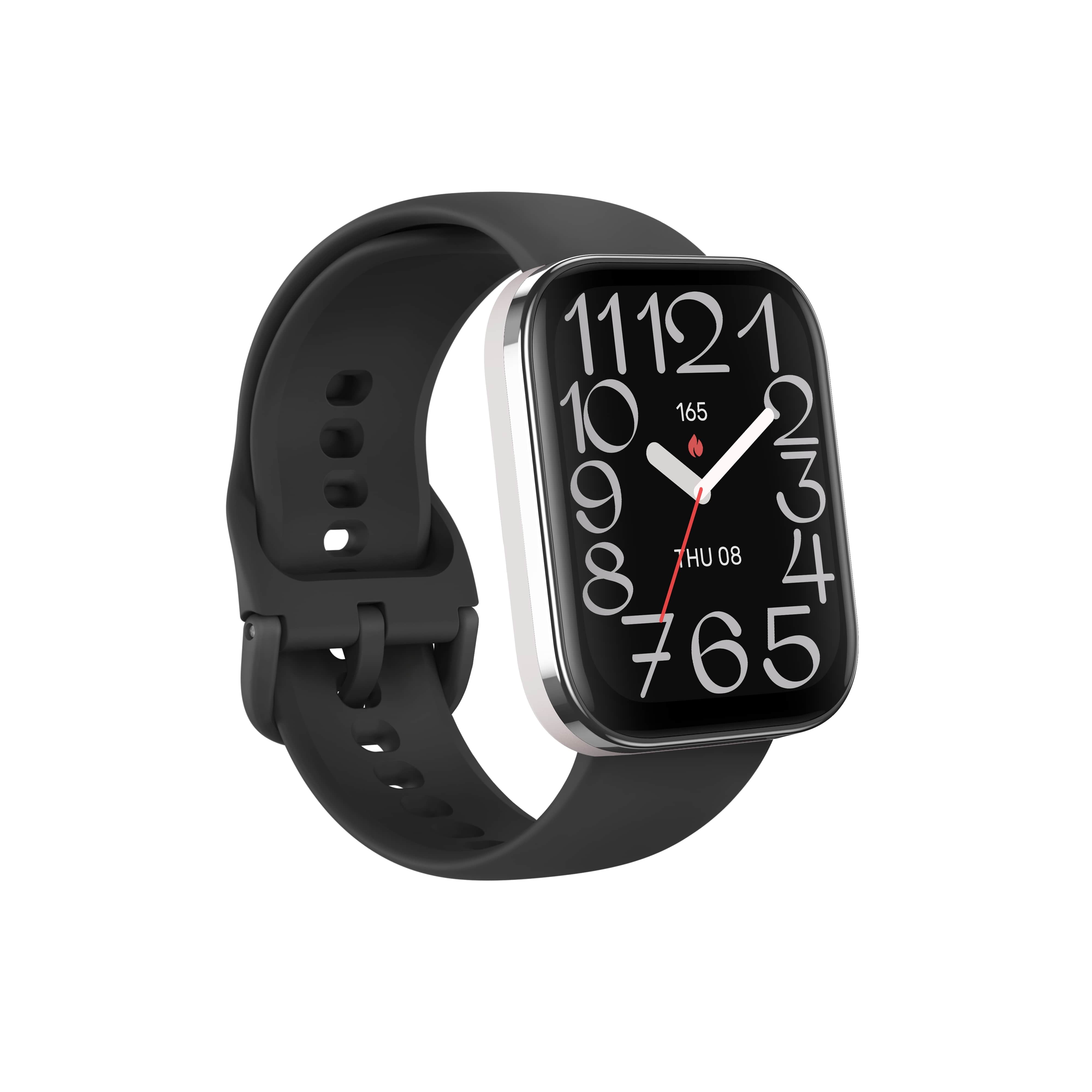Amazfit Bip 5 Core Fitness Tracker: Heart Rate, Sleep Monitoring, 14-Day Battery, Water-Resistant, Black