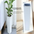 thumbnail image 5 of ACDANC 2026 New Tall Planters Set of 2, Outdoor Indoor Planter Pots, Self Watering Planters, Modern Flower Pot Containers, Tall Square Planter Box, Plastic Pots for Decorative Flower Tree Plant, 5 of 5