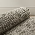 thumbnail image 4 of Addison Rugs Addison Boulder Chunky Hand-loomed Wool Area Rug Fog 5' x 7'6" 5' x 8' Rectangle, 4 of 5