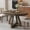 Espresso, variant on Euroco 42"-58" Extendable Round Dining Table for 4-6, Farmhouse Oval Kitchen Table with Removable Leaves & Curved Legs,Space Saving for Kitchen Living Room,Espresso