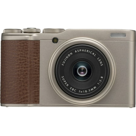 Fujifilm X-F10 Digital Camera with 18.5mm Wide Angle Lens, Champagne