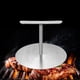 thumbnail image 1 of Prensa de hamburguesas de acero inoxidable, trituradora redonda de fondo plano, prensa para parrilla doméstica, máquina para hacer hamburguesas, Diámetro 12cm, 1 of 8