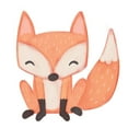 thumbnail image 3 of Josefina 20x20 Black Modern Framed Museum Art Print Titled - Fox, 3 of 5