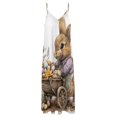 thumbnail image 4 of Easter Bunnies Rabbits Fine Art Sleeveless Dress Summer Dress Woman 2025, 4 of 7