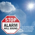 thumbnail image 4 of Stop Alarm Will Sound (2 Pack) 10 inch X 10 inch Octagon Vinyl Label Decal Sticker Weather Resistant, UV Protected for Workplace, Private Property, and Construction Site, Made in the, 4 of 5
