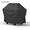 Silver Coated- Black, variant on Gaspro Grill Cover 55 Inch, Heavy Duty 600D Tear-Resistant, Waterproof Gas BBQ Cover with Fastening Straps and Air Vents, Fits Weber, Char-Broil, Nexgrill, Dyna-Glo, Brinkmann, UV-Resistant, Black