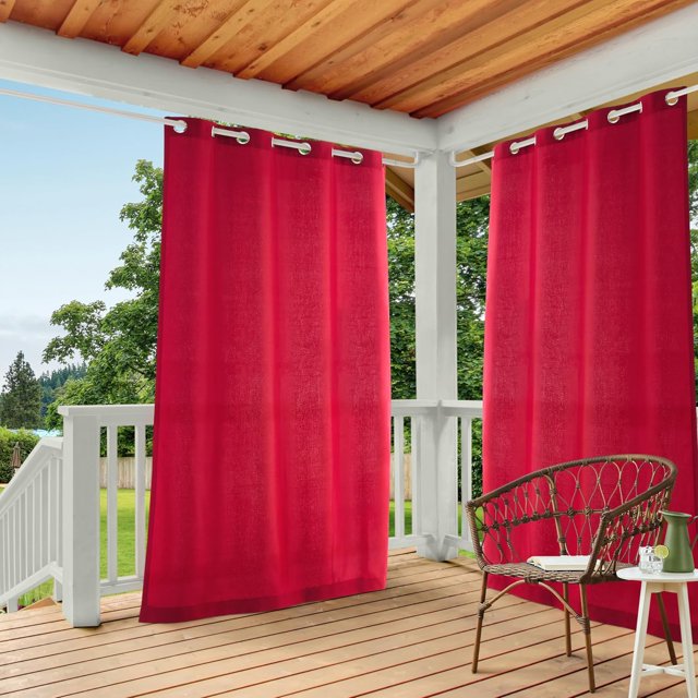 Rideaux Intérieur/extérieur Cabana Uni Groet Panneau de Rideau Gris Nuage x Pièce